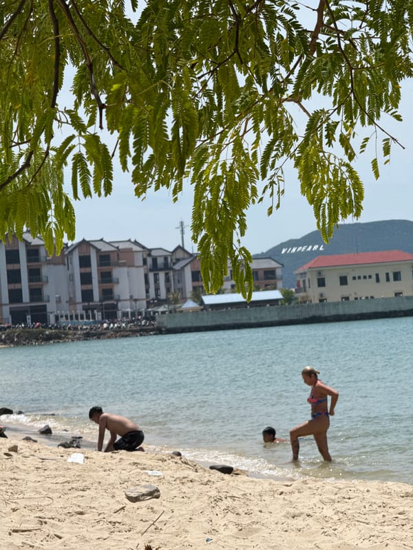 Lazy afternoon on a shaded Nha Trang beach
