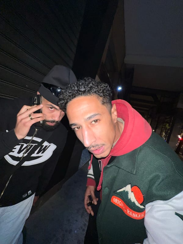 Social media activity documented in Tanger, Morocco evening