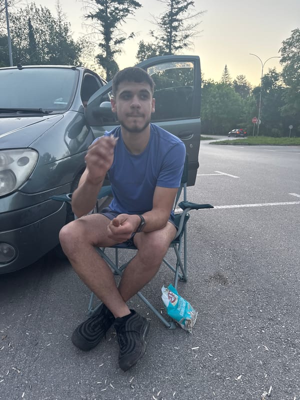 Young people gather for informal car meetup in Pleven