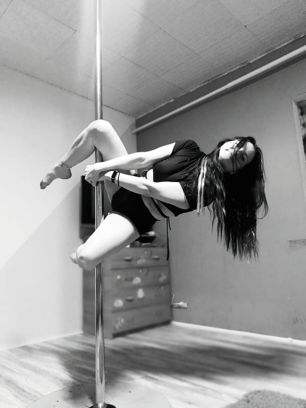 Domestic moments captured in Rusalevka including fitness and childcare