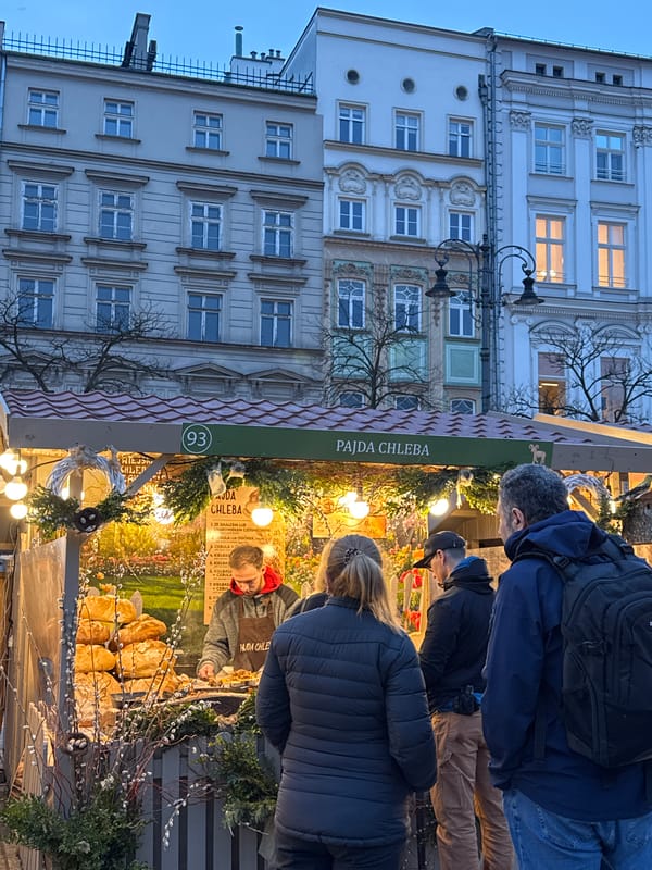 Afternoon street scenes captured across historic Krakow city center