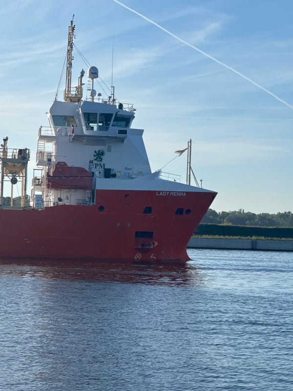 Two ships spotted in Szczecin waters early morning