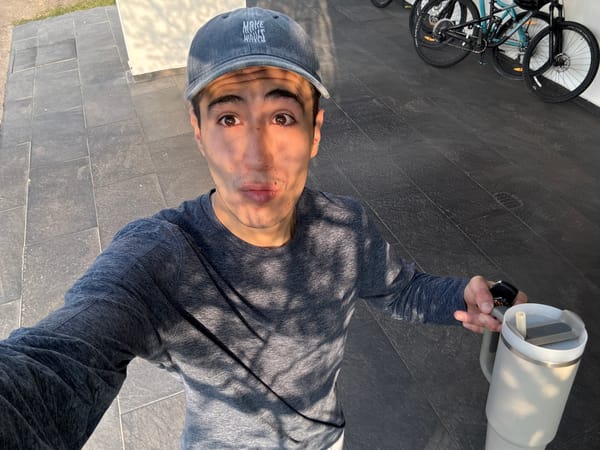 Young man photographed outdoors in San Bernardino Tlaxcalancingo