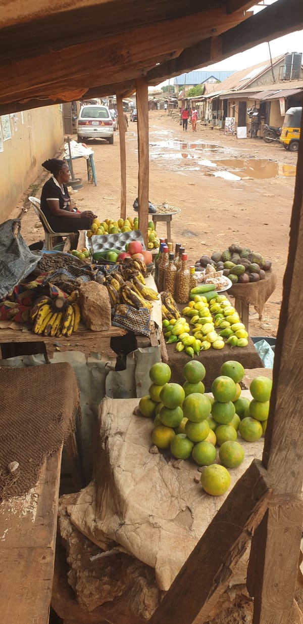 Daily life documented across two Nigerian communities Wednesday afternoon