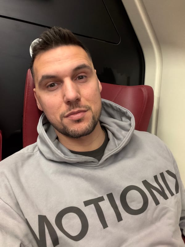 Early morning train commuter spotted resting in Netherlands