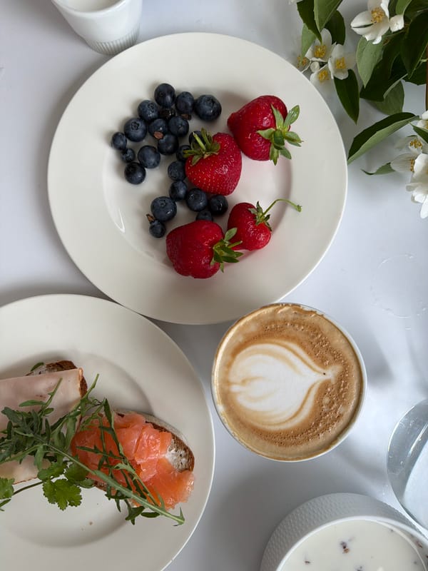 Morning breakfast spread photographed in Gangloff, Germany