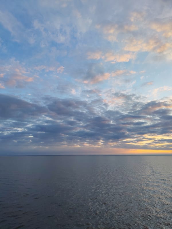 Serene water landscape documented in Russia