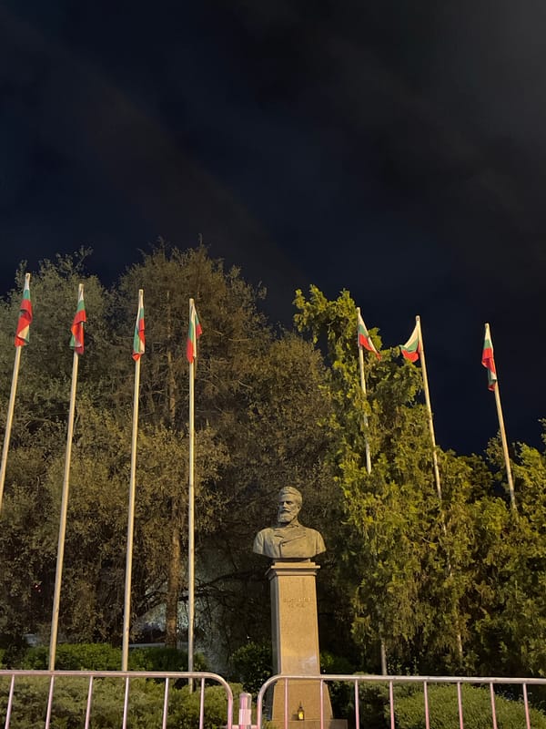 Evening snapshots captured across Sofia monuments, dining, daily life