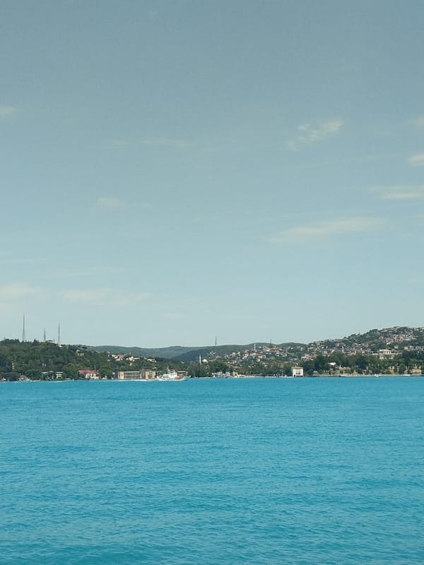 Sunny morning documented across Sarıyer waterfront and streets