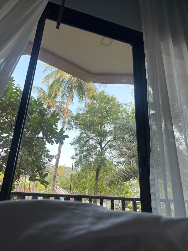 Tourist captures morning views and local transport in Patong