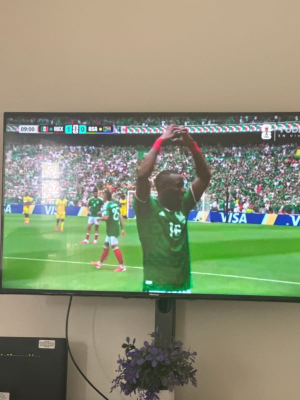 Soccer viewing and building observation recorded at same location