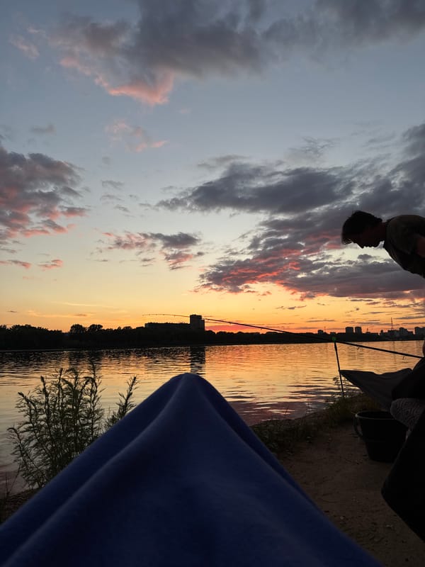 Golden hour on the Volga, Nizhny Novgorod