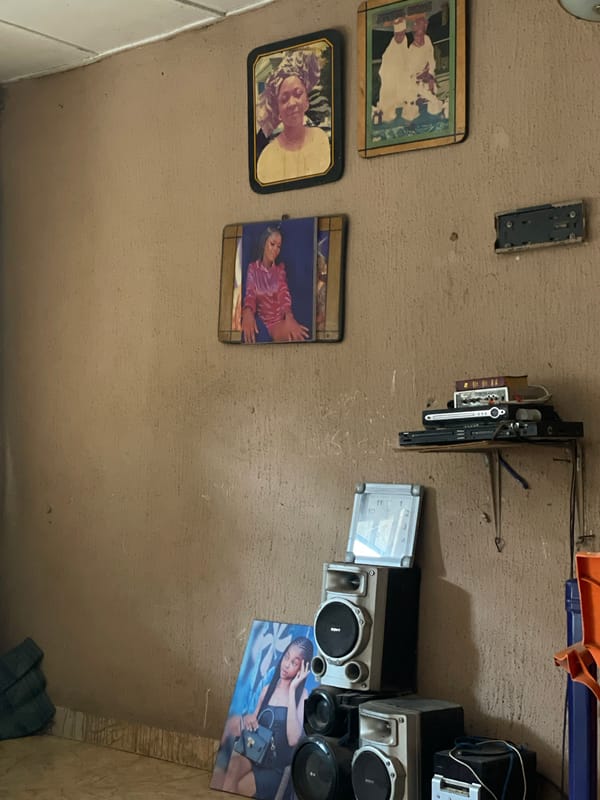 Everyday domestic life in a Lokoja residential compound