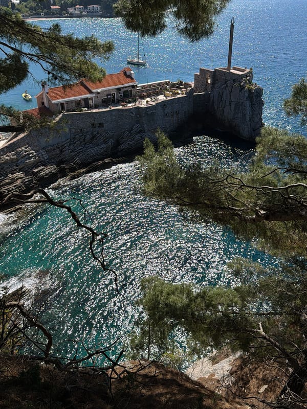 Morning coastal views captured in Petrovac, Montenegro