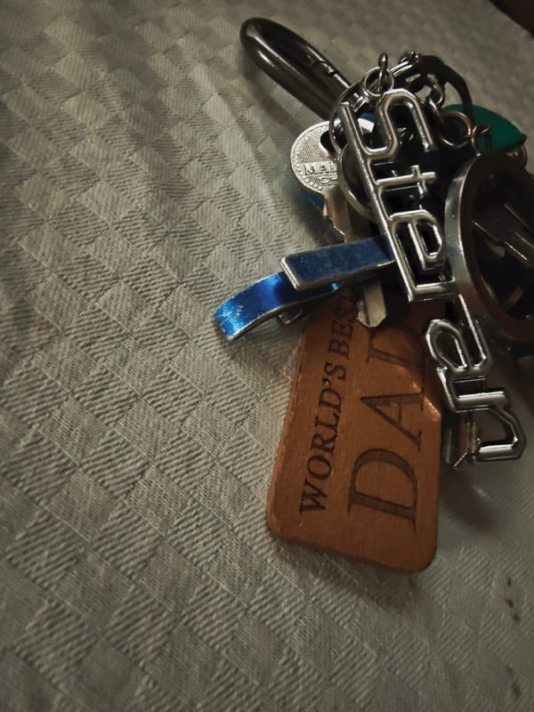 Keys with 'World's Best Dad' tag spotted in Bulgaria