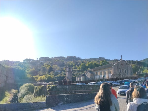 Historic Tarouca monastery and medieval bridge documented Sunday morning