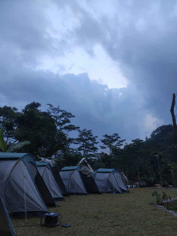 Recreation area activities documented in Babakan Madang, Indonesia