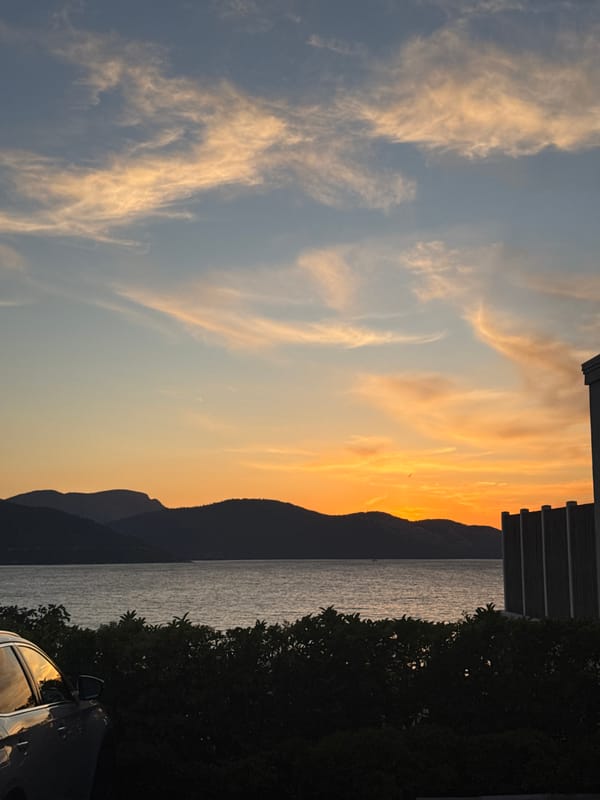 Sunset observed over Aegean Sea in Bodrum, Turkey