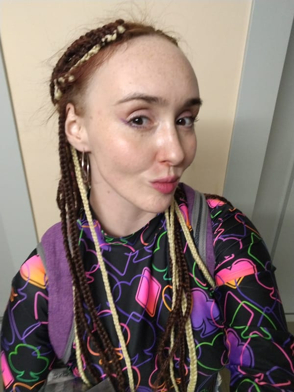 Woman photographed indoors in Izhevsk, Russia