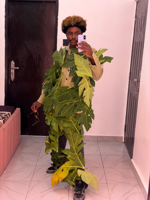 Everyday moments documented in Igboefon, Nigeria include selfies, nature