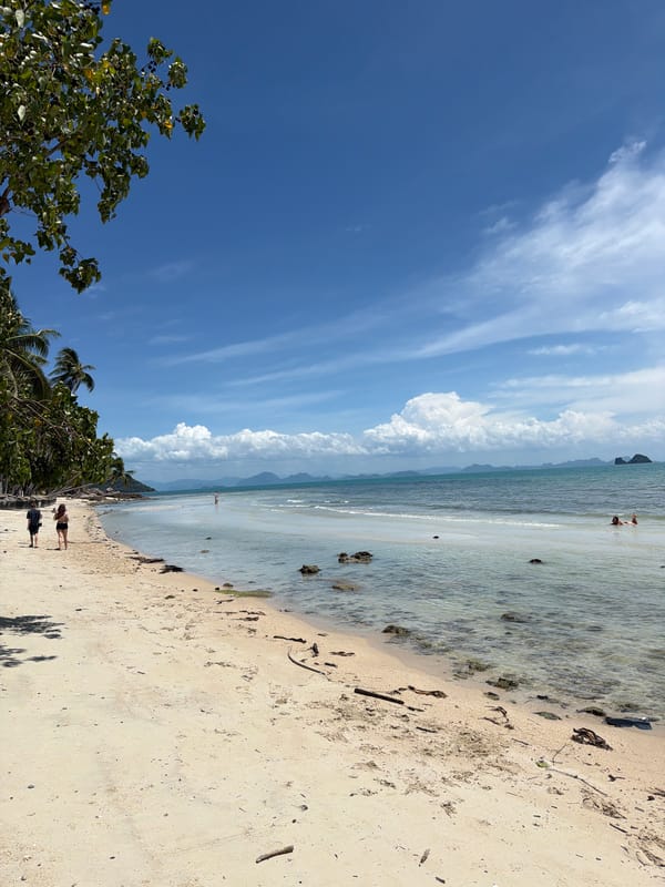 Morning beach conditions documented at Baan Taling Ngam, Thailand