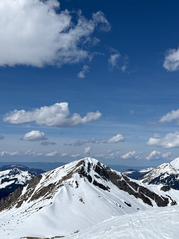 Mountain landscape photographed in Val-d'Illiez, Switzerland