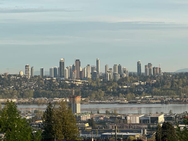 Early morning panoramic views captured of Coquitlam cityscape