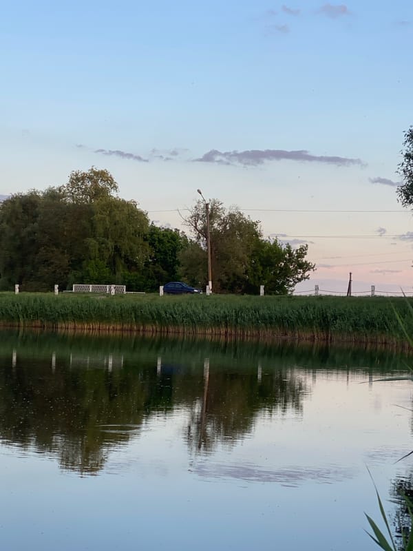Fishing outing documented at Ukrainian lake over 20 minutes