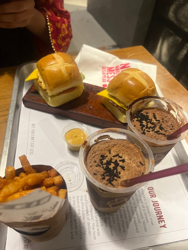 Fast food meal documented at Dhaka restaurant