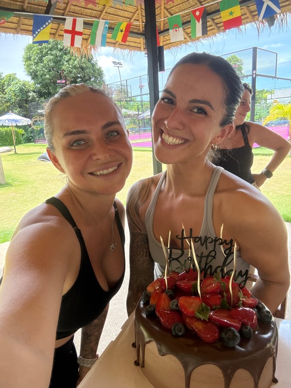 Birthday celebration at a tropical outdoor venue in บ้านบางรักษ์