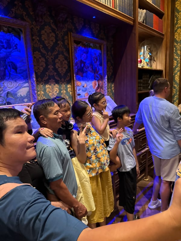 Group observes medieval book display at Nha Trang attraction