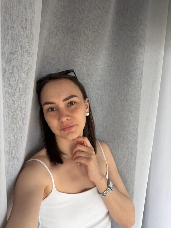 Woman photographed with hearing aids in Chaikovsky, Russia