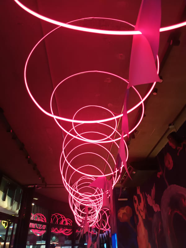 Night scenes documented around Buenos Aires entertainment district