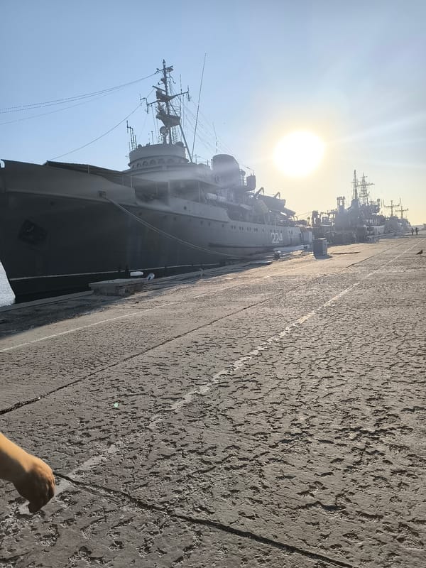 Varna Naval Museum: ships, harbor, and outdoor military hardware