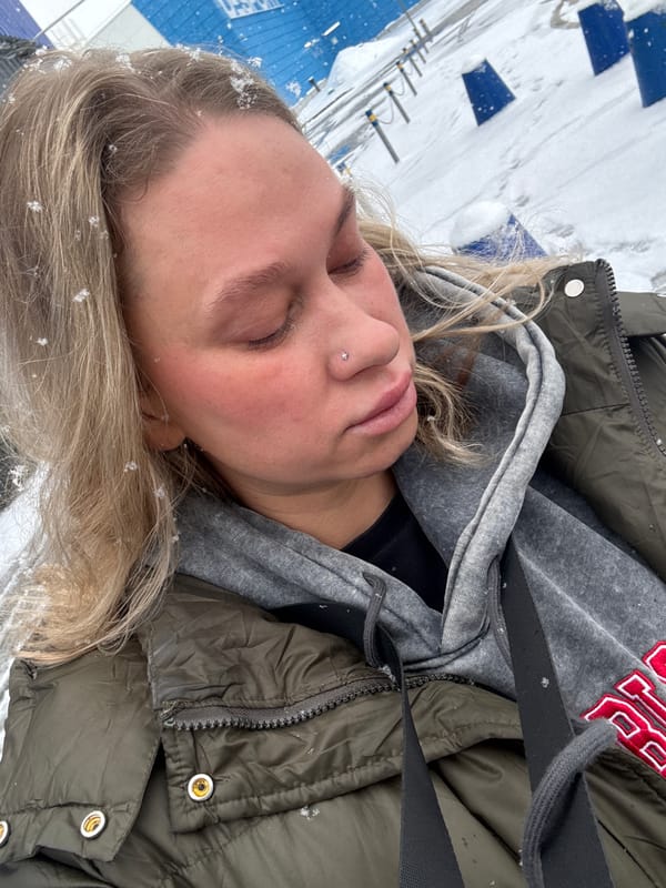 Person lying in snow observed in Perm, Russia