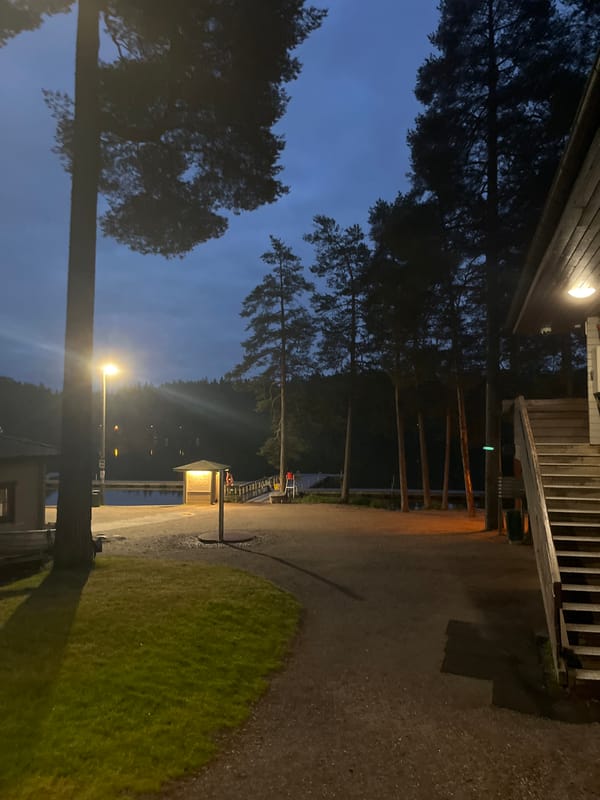 Evening journey documented across Vantaa, Finland during dusk hours