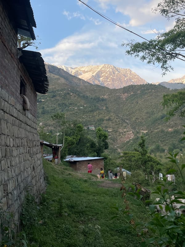 Witness documents quiet moments in Dharamshala's mountain streets