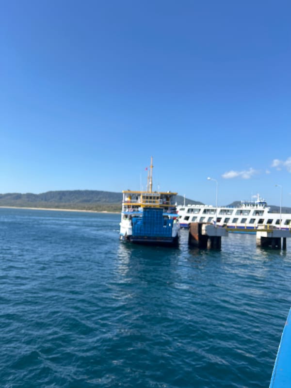 Busy morning at Gilimanuk ferry crossing, Bali-Java