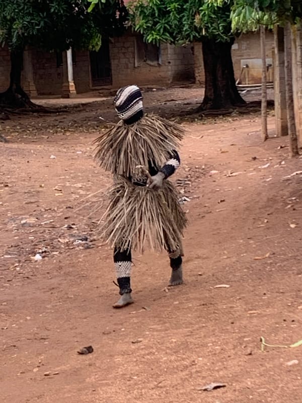 Daily life and traditional costumes observed in Akwanga village