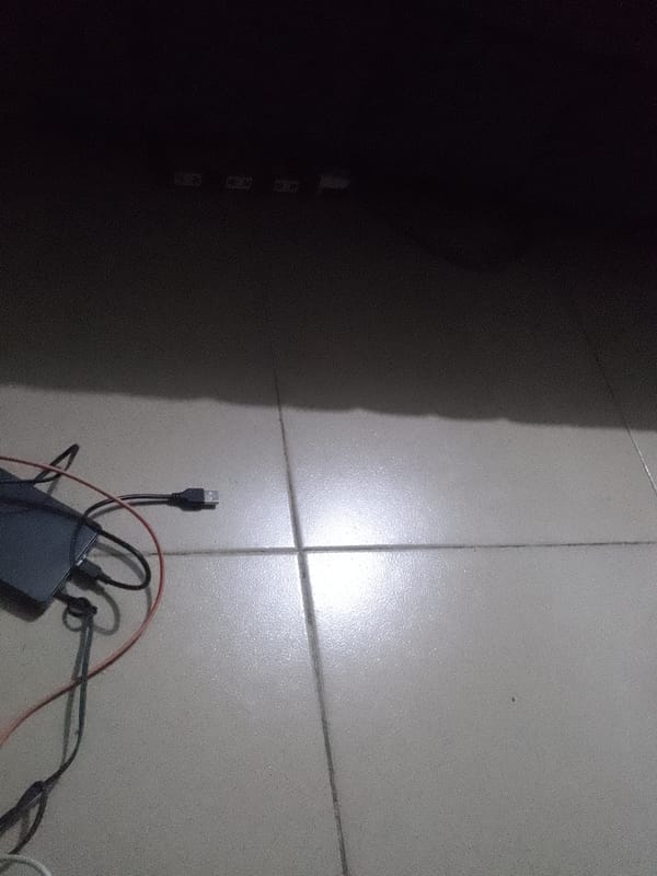 Witness documents ordinary evening domestic life in dimly lit rooms