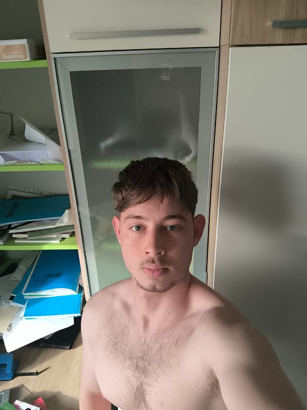 Man photographed taking selfies indoors in Sofia