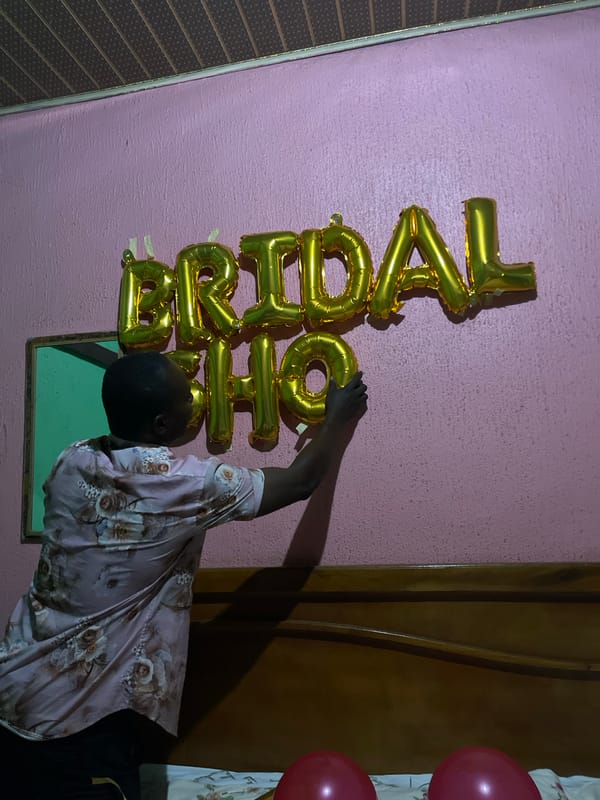 Wedding celebration with dancing and cake cutting in Akwanga, Nigeria