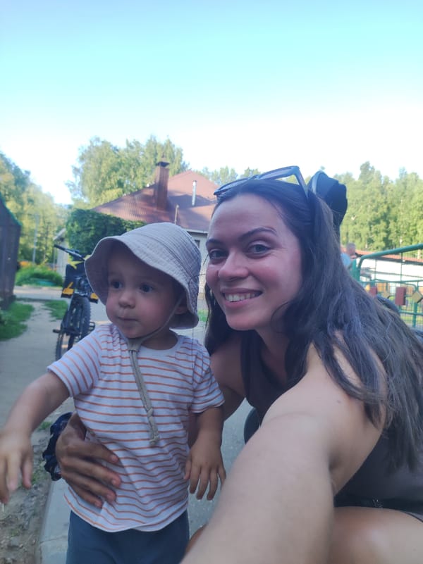 Summer day at Chaikovsky's waterfront park and amusement grounds