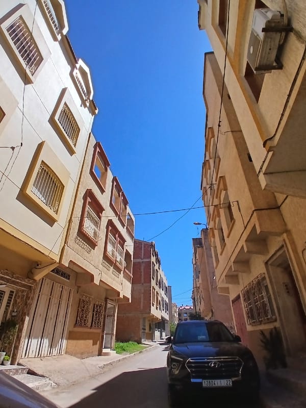 Everyday street life documented in El Hajeb, Morocco