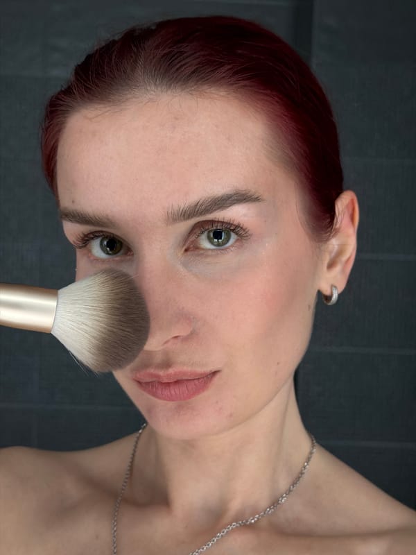 Portrait captured of red-haired person in Chaikovsky, Russia