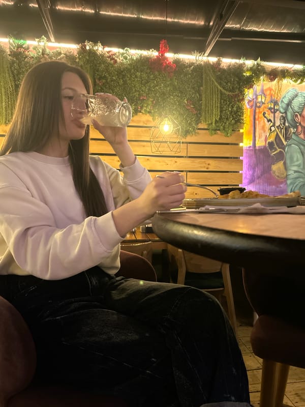 Social gathering documented at modern restaurant in Pernik, Bulgaria
