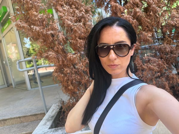Woman documents selfie tour around Pleven, Bulgaria locations