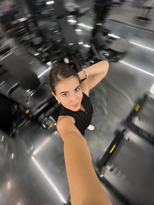 Gym selfie moment in Daegu, South Korea