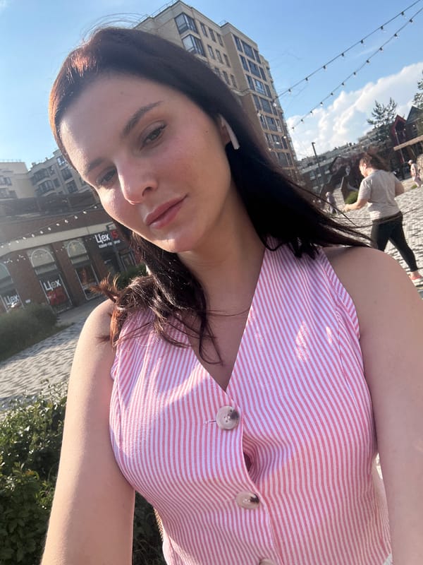 Afternoon selfie session in an urban outdoor setting