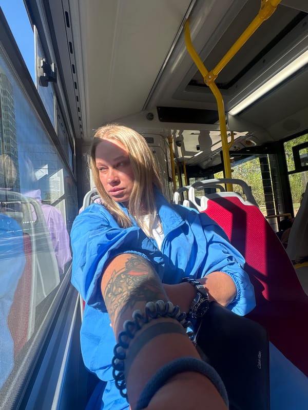 Blonde woman spotted multiple times across Perm, Russia